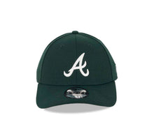 Load image into Gallery viewer, Atlanta Braves New Era MLB 9FORTY 940 Adjustable Cap Hat Dark Green Crown/Visor White Logo