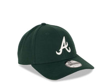 Load image into Gallery viewer, Atlanta Braves New Era MLB 9FORTY 940 Adjustable Cap Hat Dark Green Crown/Visor White Logo