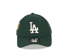 Load image into Gallery viewer, Los Angeles Dodgers New Era MLB 9FORTY 940 Adjustable Cap Hat Dark Green Crown/Visor White Logo 50th Anniversary Side Patch