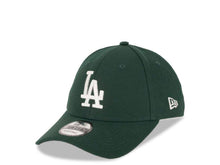Load image into Gallery viewer, Los Angeles Dodgers New Era MLB 9FORTY 940 Adjustable Cap Hat Dark Green Crown/Visor White Logo 50th Anniversary Side Patch