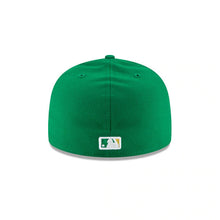 Load image into Gallery viewer, Oakland Athletics A's New Era MLB 59FIFTY 5950 Fitted Cap Hat Kelly Green Crown/Visor White Logo