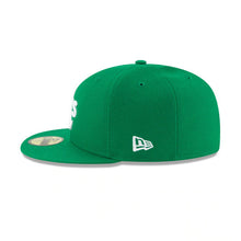 Load image into Gallery viewer, Oakland Athletics A's New Era MLB 59FIFTY 5950 Fitted Cap Hat Kelly Green Crown/Visor White Logo
