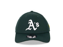 Load image into Gallery viewer, Oakland Athletics New Era MLB 9FORTY 940 Adjustable Cap Hat Green Crown/Visor White Logo Alternate Back Logo