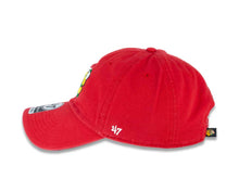 Load image into Gallery viewer, Chicago Blackhawks '47 NHL Clean Up Adjustable Cap Hat Red Crown/Visor Team Color Axe Logo