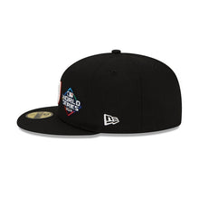 Load image into Gallery viewer, Washington Nationals New Era MLB 59FIFTY 5950 Fitted Cap Hat Black Crown/Visor Team Color Logo Champions Patches