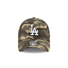 Load image into Gallery viewer, Los Angeles Dodgers New Era MLB 39THIRTY 3930 Flexfit Cap Hat Camo Crown/Visor Team Color Logo Armed Forces Day 2020