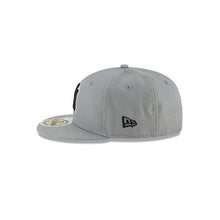 Load image into Gallery viewer, (Youth) New York Yankees New Era MLB 59FIFTY 5950 Fitted Cap Hat Gray Crown/Visor Black/White Logo