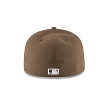 Load image into Gallery viewer, (Youth) San Diego Padres New Era MLB 59FIFTY 5950 Fitted Cap Hat Olive Crown/Visor Olive/White Logo