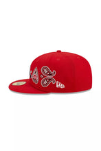 Load image into Gallery viewer, St. Louis Cardinals New Era MLB 59FIFTY 5950 Fitted Cap Hat Red Crown/Visor Team Color “Bird” Logo (Paisley)