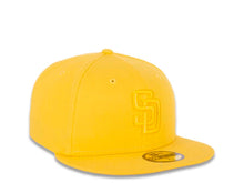 Load image into Gallery viewer, San Diego Padres New Era MLB 59FIFTY 5950 Fitted Cap Hat Yellow Crown/Visor Yellow Logo (Color Pack)