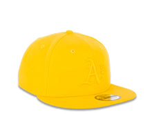 Load image into Gallery viewer, Oakland Athletics New Era MLB 9FIFTY 950 Snapback Cap Hat Yellow Crown/Visor Yellow Logo (Color Pack)