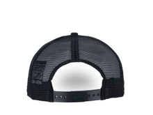 Load image into Gallery viewer, San Diego Padres New Era MLB 9FIFTY 950 Mesh Trucker Snapback Cap Hat Black Crown/Visor Black Logo