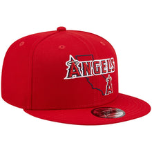 Load image into Gallery viewer, Los Angeles Anaheim Angels New Era MLB 9FIFTY 950 Snapback Cap Hat Red Crown/Visor Team Color Logo (Logo State)