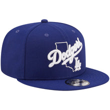 Load image into Gallery viewer, Los Angeles Dodgers New Era MLB 9FIFTY 950 Snapback Cap Hat Royal Blue Crown/Visor Team Color Logo (Logo State)