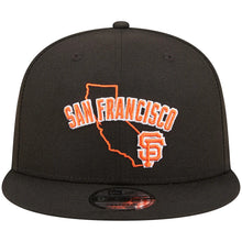 Load image into Gallery viewer, San Francisco Giants New Era MLB 9FIFTY 950 Snapback Cap Hat Black Crown/Visor Team Color Logo (Logo State)