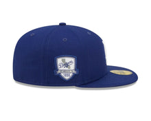 Load image into Gallery viewer, Los Angeles Dodgers New Era MLB 59FIFTY 5950 Fitted Cap Hat Royal Blue Crown/Visor Team Color Logo State Map Side Patch (City Side)