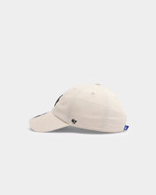 Load image into Gallery viewer, Los Angeles Dodgers '47 Brand MLB Clean Up Adjustable Cap Hat Natural White Crown/Visor Black Logo