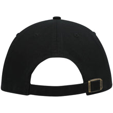 Load image into Gallery viewer, Atlanta Braves '47 MLB Clean Up Adjustable Cap Hat Black Crown/Visor White Logo