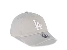 Load image into Gallery viewer, Los Angeles Dodgers '47 MLB Clean Up Adjustable Cap Hat Gray Crown/Visor White Logo