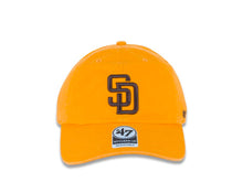 Load image into Gallery viewer, San Diego Padres '47 MLB Clean Up Adjustable Cap Hat Gold Crown/Visor Dark Brown Logo