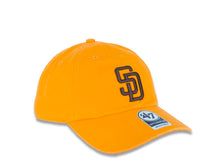 Load image into Gallery viewer, San Diego Padres '47 MLB Clean Up Adjustable Cap Hat Gold Crown/Visor Dark Brown Logo