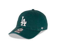 Load image into Gallery viewer, Los Angeles Dodgers '47 Brand MLB Clean Up Adjustable Cap Hat Dark Green Crown/Visor White Logo