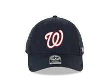 Load image into Gallery viewer, Washington Nationals '47 MLB MVP Adjustable Cap Hat Navy Crown/Visor White/Red Logo