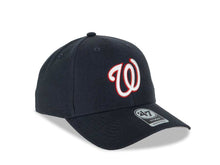 Load image into Gallery viewer, Washington Nationals '47 MLB MVP Adjustable Cap Hat Navy Crown/Visor White/Red Logo