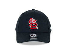 Load image into Gallery viewer, St. Louis Cardinals '47 MLB MVP Adjustable Cap Hat Navy Crown/Visor Red/White Logo