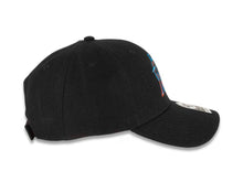 Load image into Gallery viewer, Miami Marlins '47 Brand MLB MVP Adjustable Cap Hat Black Crown/Visor Team Color Logo
