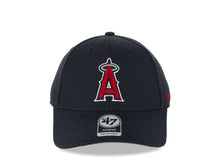 Load image into Gallery viewer, Los Angeles Anaheim Angels '47 MLB MVP Adjustable Cap Hat Navy Crown/Visor Team Color Logo