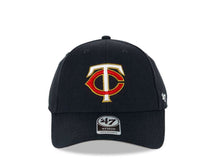 Load image into Gallery viewer, Minnesota Twins '47 MLB MVP Adjustable Cap Hat Navy Crown/Visor Team Color Logo