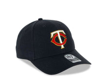 Load image into Gallery viewer, Minnesota Twins '47 MLB MVP Adjustable Cap Hat Navy Crown/Visor Team Color Logo