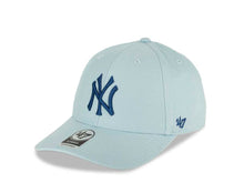Load image into Gallery viewer, New York Yankees '47 Brand MLB MVP Adjustable Cap Hat Blue Tint Crown/Visor Royal Blue Logo