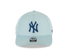 Load image into Gallery viewer, New York Yankees '47 Brand MLB MVP Adjustable Cap Hat Blue Tint Crown/Visor Royal Blue Logo