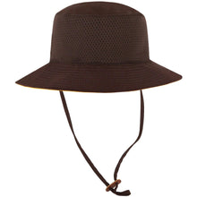Load image into Gallery viewer, San Diego Padres '47 MLB Bucket Hat Dark Brown Crown/Visor Yellow Logo