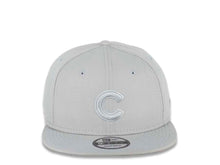 Load image into Gallery viewer, Chicago Cubs New Era MLB 9FIFTY 950 Snapback Color Pack Cap Hat Medium Silver Crown/Visor Medium Silver Logo
