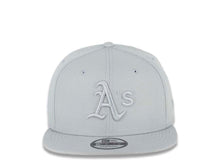 Load image into Gallery viewer, Oakland Athletics New Era MLB 9FIFTY 950 Snapback Color Pack Cap Hat Medium Silver Crown/Visor Medium Silver Logo