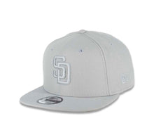 Load image into Gallery viewer, San Diego Padres New Era MLB 9FIFTY 950 Snapback Color Pack Cap Hat Medium Silver Crown/Visor Medium Silver Logo