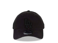 Load image into Gallery viewer, Los Angeles Dodgers New Era MLB 9TWENTY 920 Adjustable Cap Hat Black Crown/Visor Black Logo