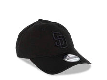 Load image into Gallery viewer, San Diego Padres New Era MLB 9TWENTY 920 Adjustable Cap Hat Black Crown/Visor Black Logo