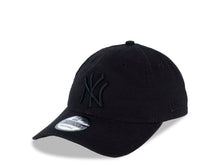 Load image into Gallery viewer, New York Yankees New Era MLB 9TWENTY 920 Adjustable Cap Hat Black Crown/Visor Black Logo