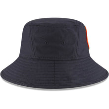 Load image into Gallery viewer, Houston Astros New Era MLB Bucket Cap Hat Navy Crown/Visor Orange Logo (2022 Batting Practice)