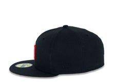 Load image into Gallery viewer, San Diego Padres New Era MLB 59FIFTY 5950 Fitted Cap Hat Black Crown/Visor White/Red Logo 2016 All-Star Game Side Patch Red UV