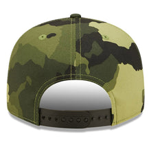 Load image into Gallery viewer, Houston Astros New Era MLB 9FIFTY 950 Snapback Cap Hat Camo Crown/Visor Camo Flag/Gold Logo (2022 Armed Forces Day)