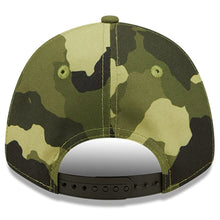 Load image into Gallery viewer, Detroit Tigers New Era MLB 9FORTY 940 Adjustable Cap Hat Camo Crown/Visor Camo Flag/Gold Logo (2022 Armed Forces Day)