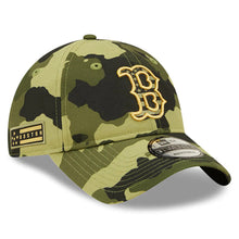 Load image into Gallery viewer, Boston Red Sox New Era MLB 9TWENTY 920 Adjustable Cap Hat Camo Crown/Visor Camo Logo (2022 Armed Forces Day)