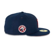 Load image into Gallery viewer, San Diego Padres New Era MLB 59FIFTY 5950 Fitted Cap Hat Oceanside Navy Crown/Visor Cardinal Retro Logo 1978 All-Star Game Side Patch Cardinal UV