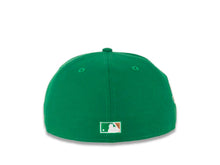 Load image into Gallery viewer, San Diego Padres New Era MLB 59FIFTY 5950 Fitted Cap Hat Green Crown/Visor Light Bronze/White/Green "Baseball Club" Logo 1992 All-Star Game Side Patch Light Bronze UV