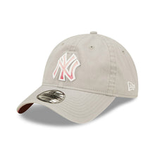 Load image into Gallery viewer, New York Yankees New Era MLB 9TWENTY 920 Adjustable Cap Hat Gray Crown/Visor Pink/White Logo (2022 Mother's Day)